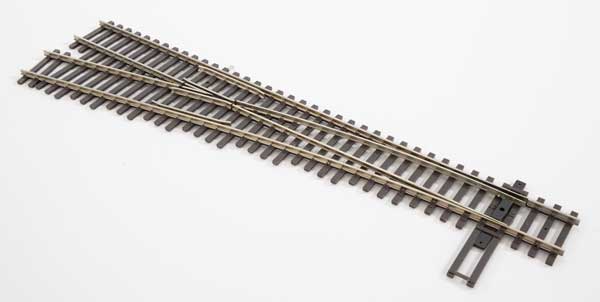 Walthers Track 10015 HO Scale Code 100 Nickel DCC-Friendly #5 Turnout Left Hand