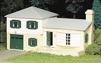 Bachmann 45607 O Scale Plasticville USA Two-Story Split-Level House