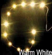Evans Designs UWS12 All Scale 12 LED Chip String -- Warm White, 12-18V AC/DC, 1.6 x 3.2mm LEDs