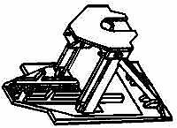 Details West TH-1013 HO Scale Hitches -- ACF Model 5, Rigid-Wrench