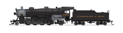 Broadway Limited 3987 N Usra Lite Mikado C&O 2361 W/Sd