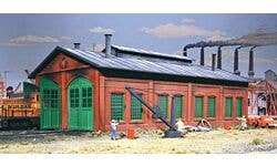 Walthers Cornerstone 933-3007 HO 2-Stall Enginehouse Kit