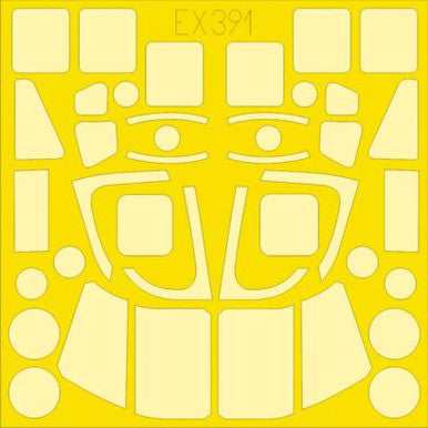 Eduard EX391 1/48 Mask Merlin HC.3 for Airfix Canopy Mask Set