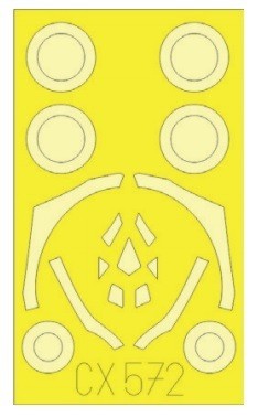 Eduard CX572 1/72 Mask Aircraft- F35B for ACY