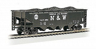 Bachmann 17607 HO Scale 40' Quad Hopper Silver Ser Norfolk & Western #