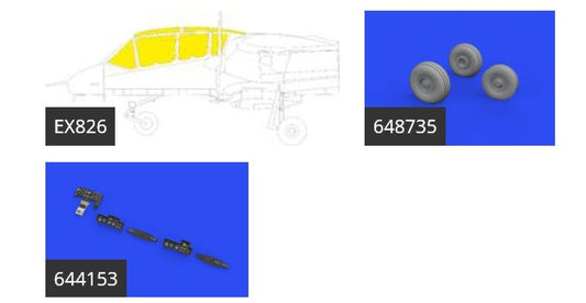 Eduard 644155 1/48 Aircraft- OV10A LooKplus for ICM (Mask, Photo-Etch & Resin)