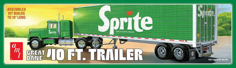 AMT 1467 1/25 Sprite Great Dane 40' Dry Van Trailer Kit