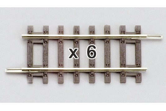 Piko 55203 HO Scale Straight Track 115mm Box of 6