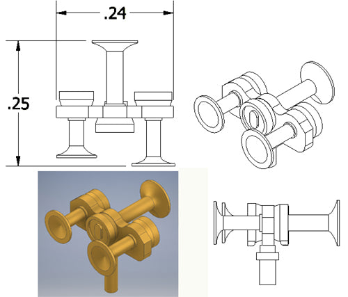 Cal Scale 671 Ho Nathan Air Horn M3R1
