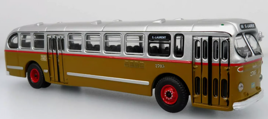 Iconic Replicas 870369 HO Scale 1940s-1950s ACF Brill CD-44 Transit Bus Montreal