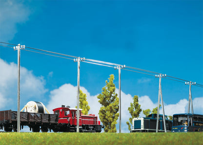 Faller 130955 HO Scale Telegraph Poles Set (20 Pieces)