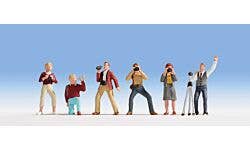 Walthers SceneMaster 949-6077 HO Photographers Figures pkg(6)
