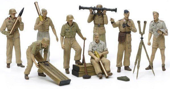 Tamiya 35343 1/35 German Artillery Crew Africa Corps Luftwaffe (8)