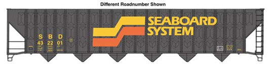 Walthers Mainline 910-56365 HO Scale 73' Wood Chip Hopper RTR Seaboard #433312