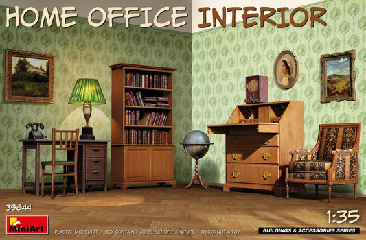 Miniart Models 35644 1/35 Home Office Interior Furniture & Accessories