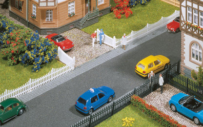 Faller 180410 HO Scale Garden Fences with Gates, 710 mm Kit