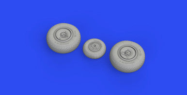 Eduard 648687 1/48 Wheels for HSG & Hobby 2000 (Mask & Resin)