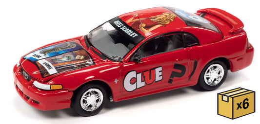 Johnny Lightning JLSP236-CASE 1/64 Scale Clue - 2000 Ford Mustang