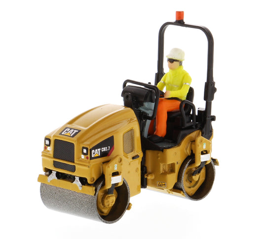 Diecast Masters 85593 1/50 Caterpillar CB-2.7 Utility Compactor