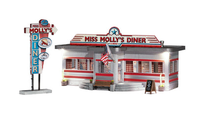 Woodland Scenics BR4956 N Scale Miss Molly's Diner