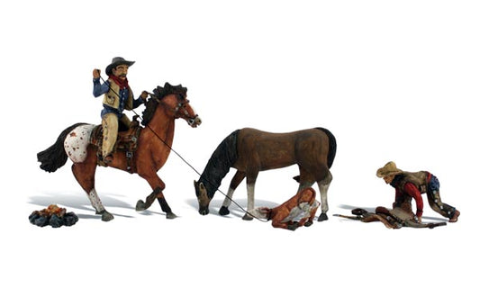 Woodland Scenics A1940 HO Scale Ridin' & Ropin'