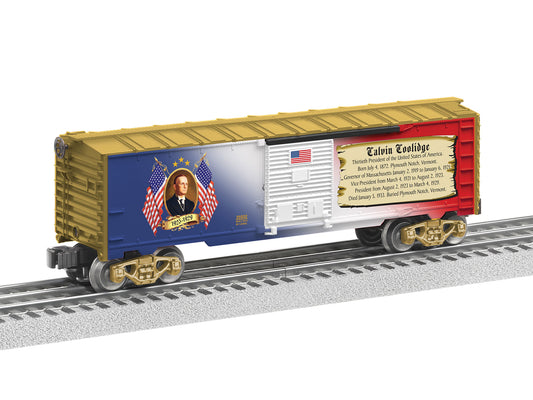 Lionel 6-25932 O Gauge Calvin Coolidge Boxcar