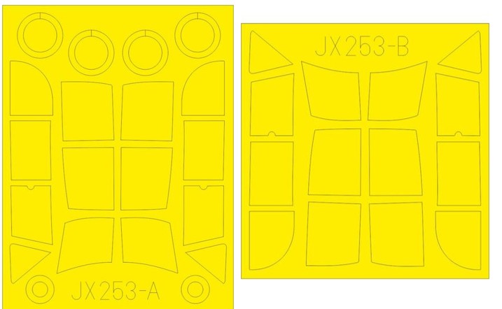 Eduard JX253 1/32 Mask Aircraft- Bf108 TFace for EDU