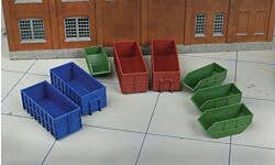 Walthers SceneMaster 949-4106 HO Industrial Dumpsters Kit