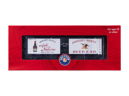 Lionel 6-2442201 O Gauge Budweiser Woodside Reefer #3601