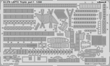 Eduard 53279 1/350 Tirpitz Part 1 for TRP
