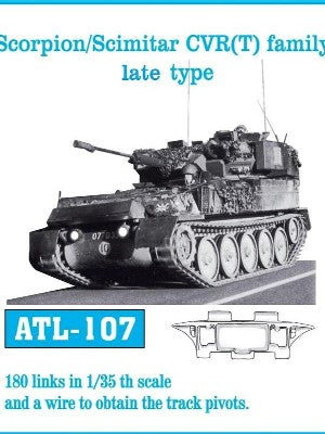 Friulmodel 107 1/35 Scorpion/ Scimitar CVR(T) Late Track Set (180 Links)