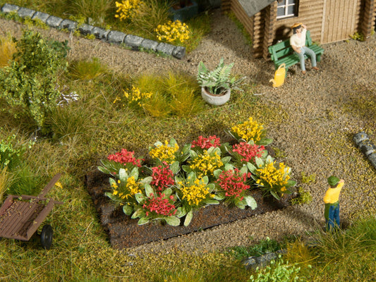 Noch 13223 HO Scale Garden Plot Deco Mini, Rose Bed