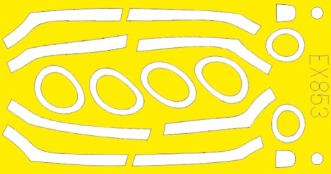 Eduard EX853 1/48 Mask Aircraft- F22A TFace for ILK