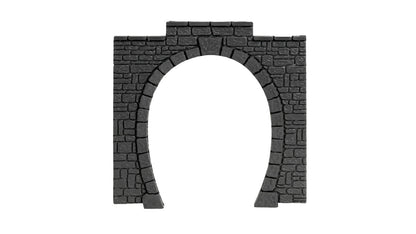 Noch 60010 HO Scale Single-Track Tunnel Portal, Gray, 2-Pack