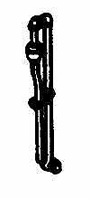 Details West BP-111 HO Scale Fuel Tank Mounts -- Breather Pipe (For