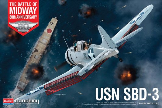 Academy 12345 1/48 SBD3 USN Bomber Battle of Midway
