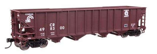Walthers Mainline 910-57808 HO Scale 50' 100-Ton Hopper RTR Conrail #498300