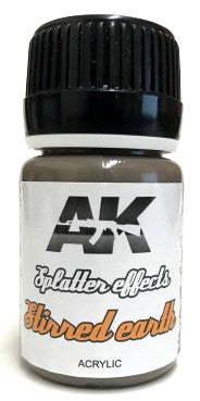 AK Interactive 8085 Splatter Effects Stirred Earth Acrylic 35ml Bottle