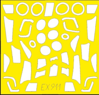 Eduard EX911 1/48 Mask Aircraft- Mi4 TFace for TSM