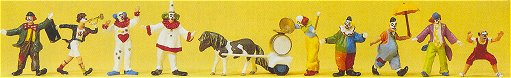 Preiser 20258 HO Clowns (9)
