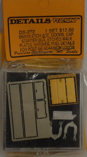 Details West 272 HO Post 1995 GE AC4400CW Engine Accessories Set