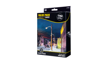 Woodland Scenics JP5900 HO Scale Wooden Poles Value Pack