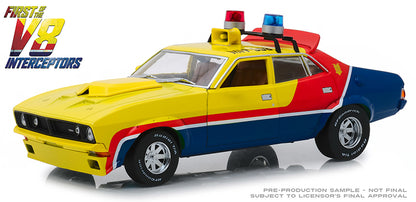 Greenlight 13574 1/18 1974 Ford Falcon XB Sedan, Yellow MFP