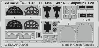 Eduard FE1496 1/48 Chipmunk T.20 Zoom Set for AIRFIX