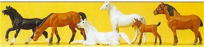 Preiser 10150 HO Scale Animals Horses