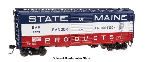 Walthers Mainline 45203 HO Scale 40' ACF Welded Boxcar w/8' Youngstown Door - Re