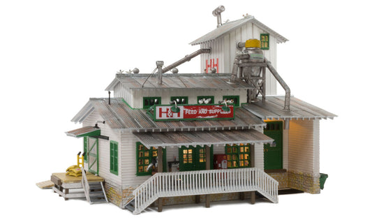 Woodland Scenics BR4949 N Scale H&H Feed Mill