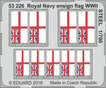 Eduard 53226 1/700 WWII Royal Navy Ensign Flag Steel (Pre-Painted)