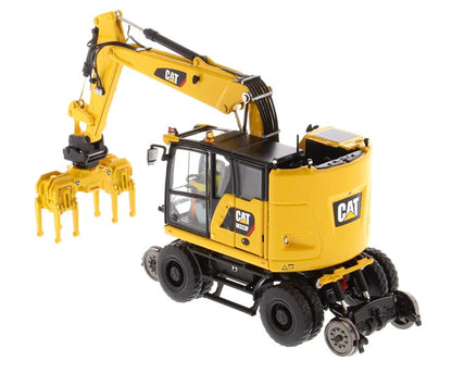 Diecast Masters 85661 1/50 Cat M323F Railroad Excavator, Yellow