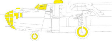 Eduard EX927 1/48 Mask B-24D TFace Canopy Mask Set for Revell